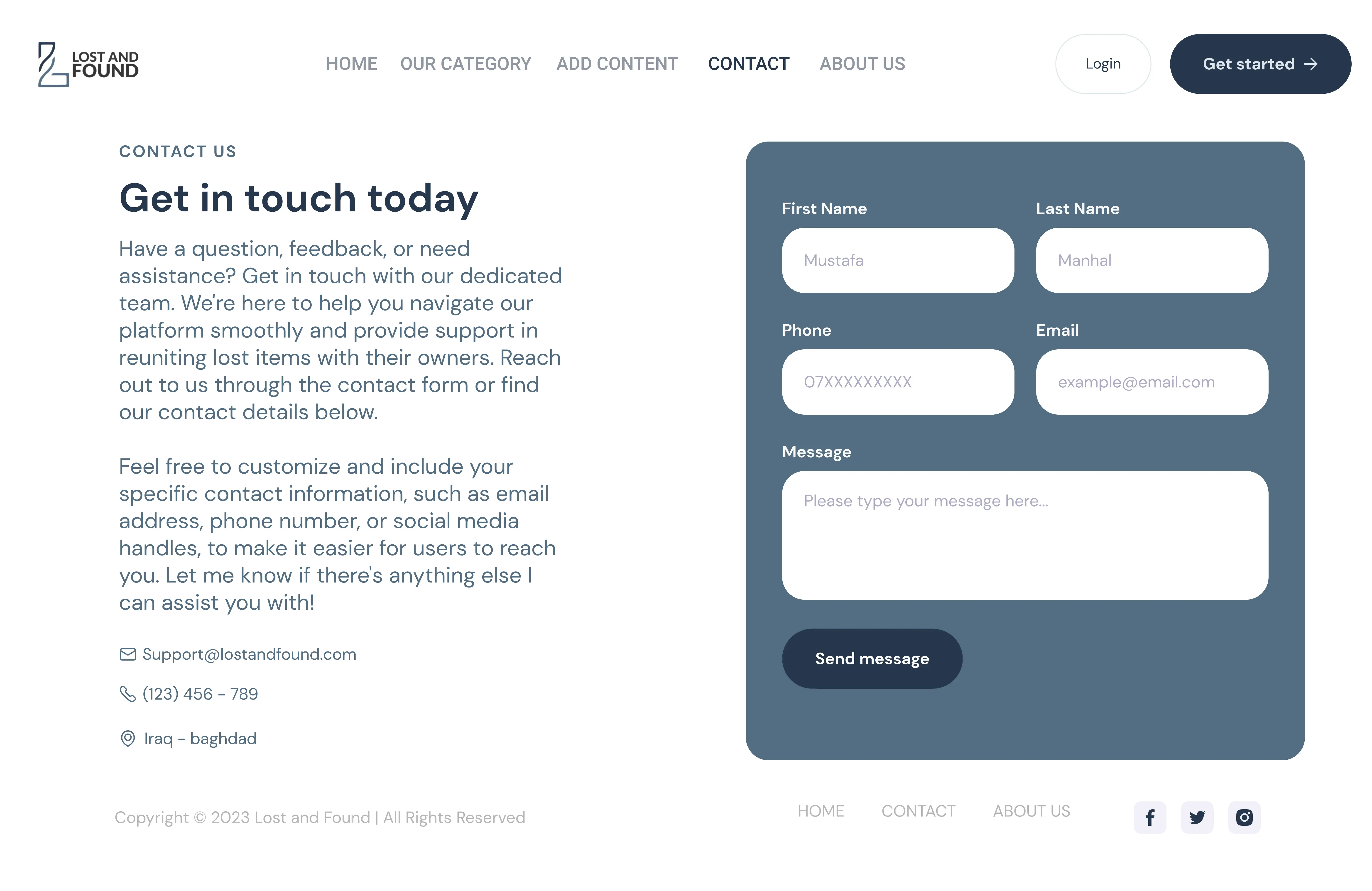 Contact