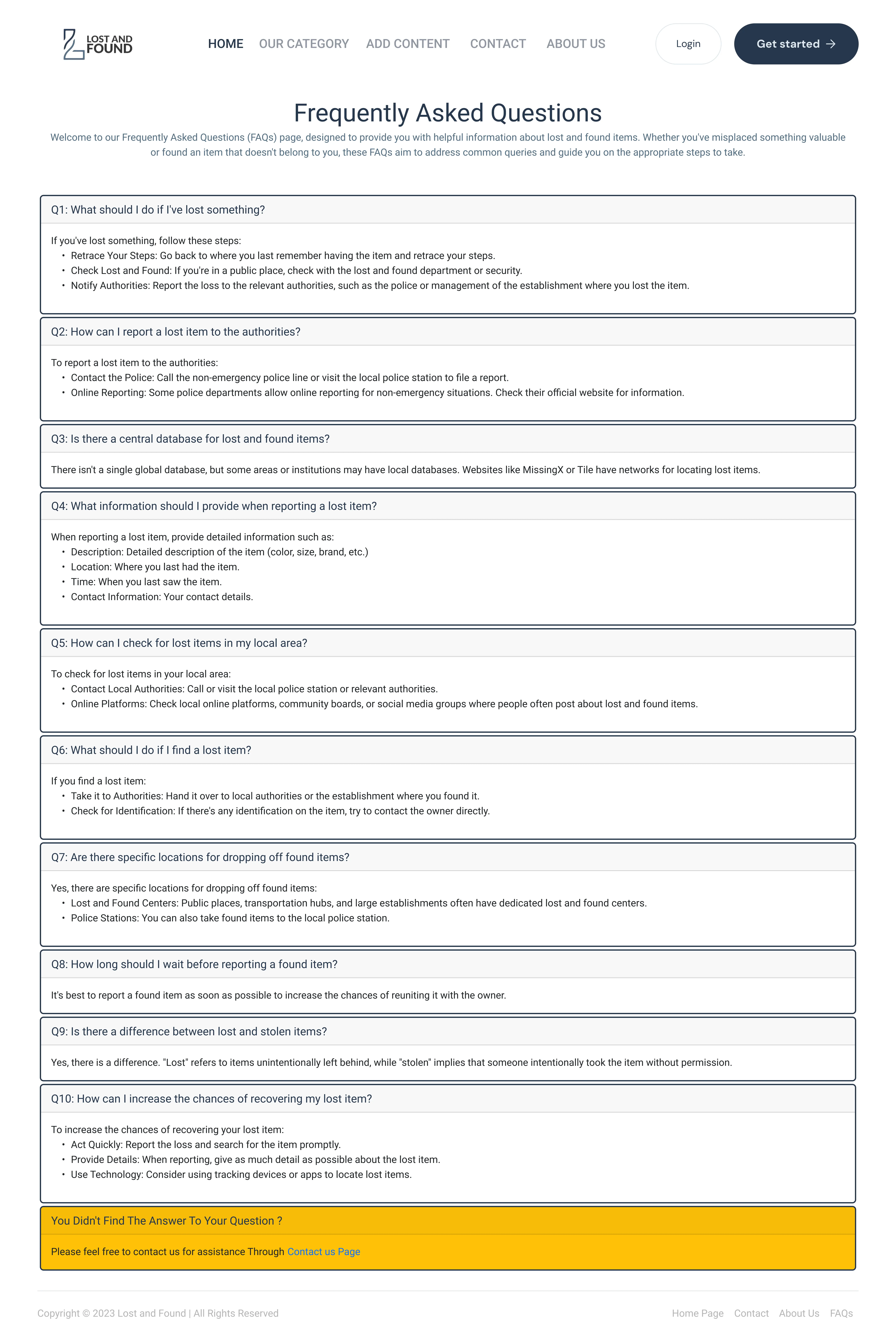 FAQs