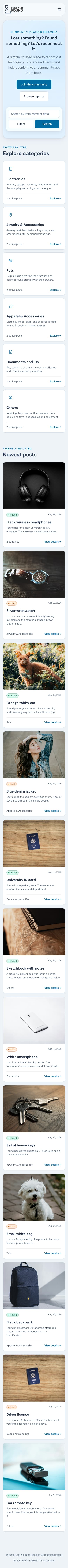 Home: responsive mobile flow